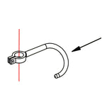Thumbnail image #1 for BK Resources BK-PR-SHR Pre-Rinse Faucet Wall Hook, Retainer Hook Replacement