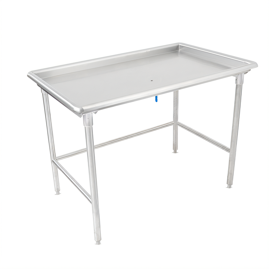 Product image #1 for John Boos 72-7/8 Inch x 30-3/8 Inch 300 Series Stainless Steel Sorting Table with Raised Edge