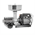 Thumbnail image #1 for Trento Electric Tomato Squeezer with 18/10 Stainless Steel Cone, Funnel and Drip Pan