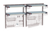 Thumbnail image #1 for Metro SmartWall Double-Wide Two-Tier Wall-Mounted Sink Shelf Starter Kit with 4 MetroMax 4 All-Polymer Shelves