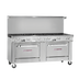 Thumbnail image #1 for Southbend Ultimate 72-Inch Series Commercial Gas Range with 5 Burners, 36-Inch Charbroiler, and 2 Convection Ovens
