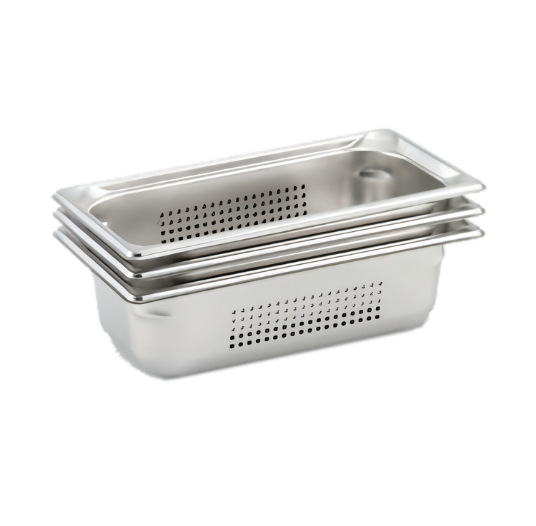 Product image #1 for Vollrath Super Pan 3 1/3 Size Perforated Hotel Pan, 1-1/2 Inch Deep