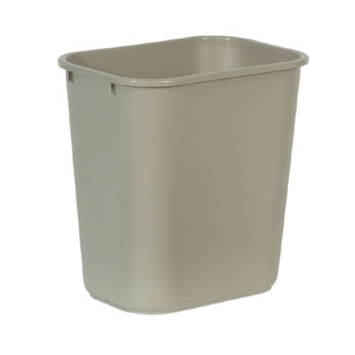 Product image #1 for Rubbermaid Commercial Medium 28-Quart Beige Plastic Waste Basket