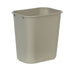 Thumbnail image #1 for Rubbermaid Commercial Medium 28-Quart Beige Plastic Waste Basket