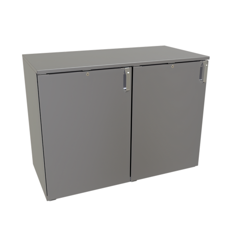 Product image #1 for Glastender DS48 Back Bar Dry Storage Cabinet, 48-Inch Wide, Two-Section, Non-Refrigerated