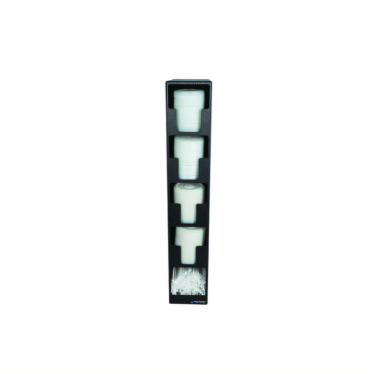 Product image #1 for EZ-Fit Countertop Lid & Straw Tower Dispenser with 4 Lid Compartments