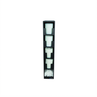 EZ-Fit Countertop Lid & Straw Tower Dispenser with 4 Lid Compartments