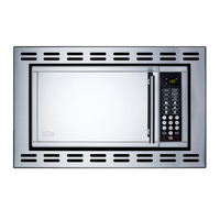 Summit Commercial 0.9 Cu. Ft. Built-In Light Duty Microwave Oven, 900W, Mirror Finish