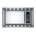 Thumbnail image #1 for Summit Commercial 0.9 Cu. Ft. Built-In Light Duty Microwave Oven, 900W, Mirror Finish
