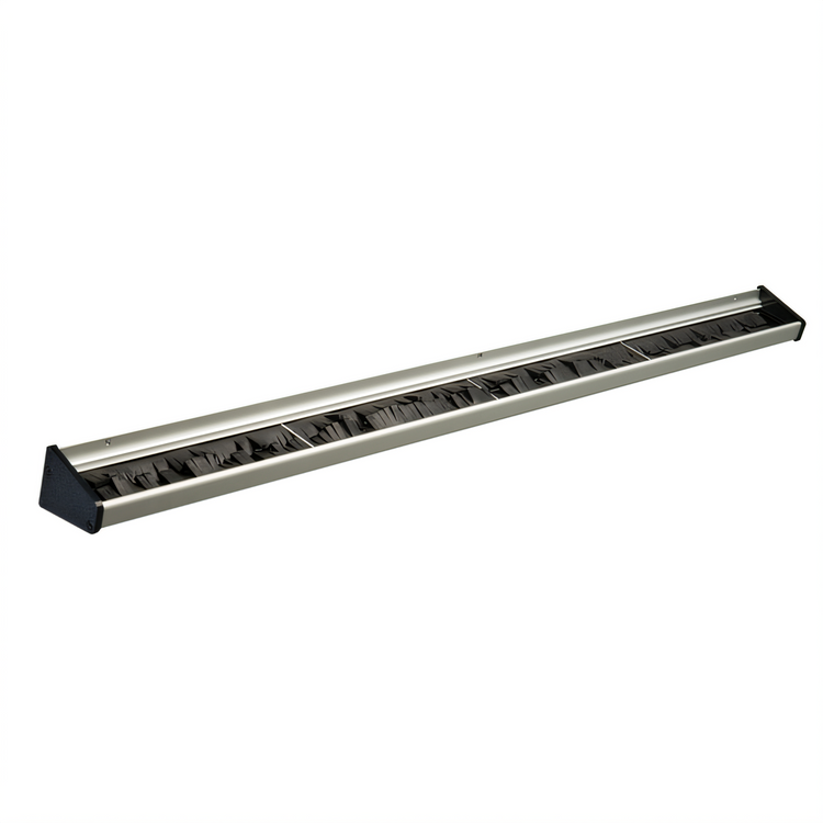 Product image #2 for Winco 36-Inch Aluminum Mop & Broom Rack with Rubber Bristles