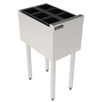 Thumbnail image #1 for Perlick Corporation Top Shelf TSS12U2 Insulated Stainless Steel Underbar Bottle Storage Bin, 12 x 24 Inch, 6 Bottle Wells