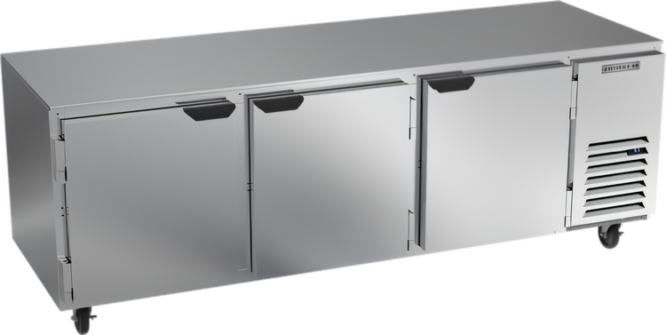 Product image #1 for Beverage-Air UCR93AHC Three-Section Undercounter Side-Mount Refrigerator, 93-Inch Wide