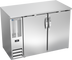 Thumbnail image #1 for Beverage-Air 48-Inch 2-Section Shallow Depth Back Bar Refrigerator with Solid Doors