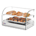 Thumbnail image #1 for Omcan Countertop Full-Service Food Warmer Display Case with Curved Glass Front, 45 L