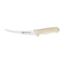 Thumbnail image #1 for Winco Stäl 6-Inch Curved Flexible Boning Knife with White Polypropylene Handle