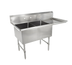 Thumbnail image #1 for John Boos B-Series 2-Compartment Stainless Steel Sink with Right Drainboard, 58-3/16 Inch Wide