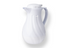 Thumbnail image #1 for Crestware 20 oz Swirl White Beverage Carafe
