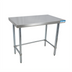 Thumbnail image #1 for BK Resources 30 x 30 Inch Stainless Steel Corner Work Table with Open Base