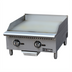 Thumbnail image #1 for Black Diamond 24-Inch Countertop Thermostatic Gas Griddle with Smooth Steel Plate, 60,000 BTU, LP Convertible