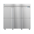 Thumbnail image #1 for Hoshizaki Steelheart Three-Section Reach-In Refrigerator with Half-Height Solid Doors