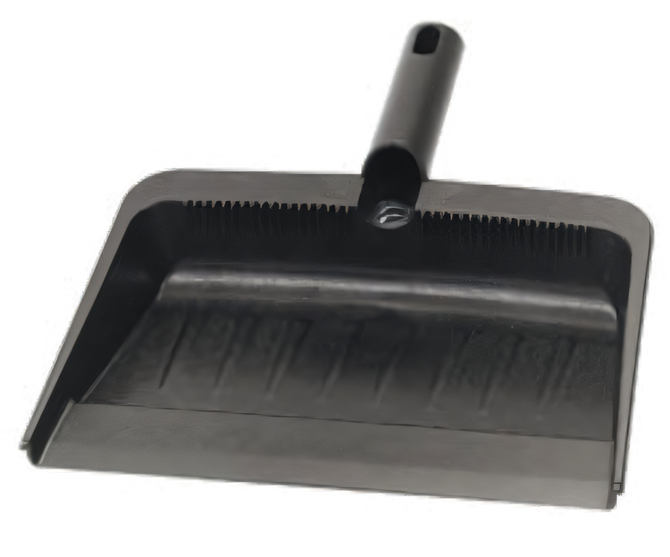 Product image #1 for Flo-Pac 12 x 8 Inch Flexible Rubberized Plastic Hand-Held Dust Pan, Black