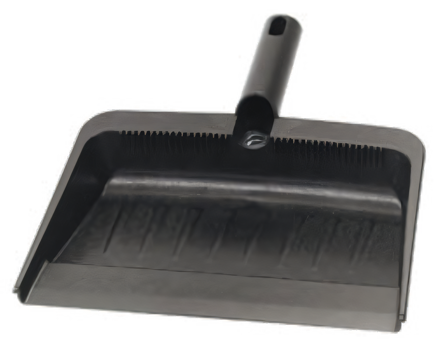Product image #1 for Flo-Pac 12 x 8 Inch Flexible Rubberized Plastic Hand-Held Dust Pan, Black