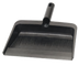 Thumbnail image #1 for Flo-Pac 12 x 8 Inch Flexible Rubberized Plastic Hand-Held Dust Pan, Black