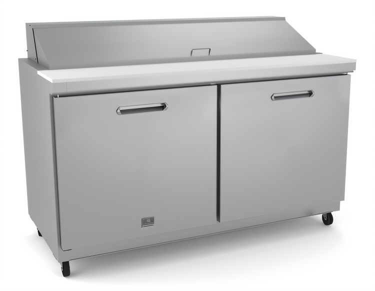 Product image #2 for Kelvinator Commercial Two-Section Refrigerated Sandwich/Salad Prep Table, 61-1/4 Inch, 16 x 1/6 Pan Capacity