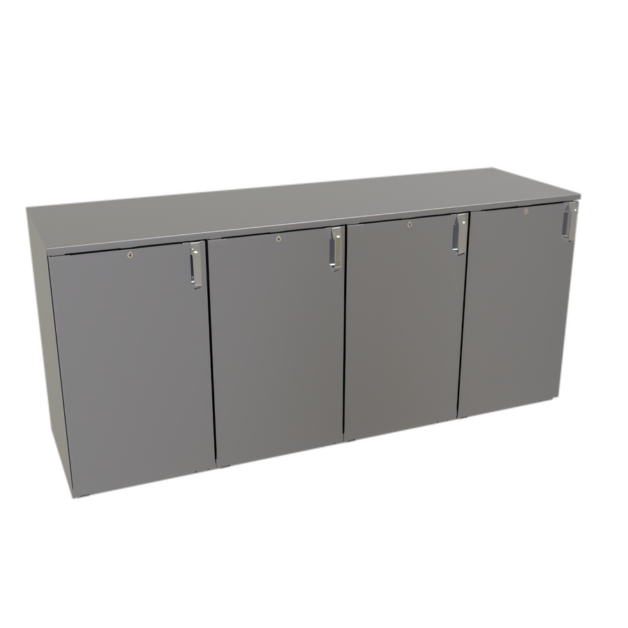 Product image #1 for Glastender DS80 80-Inch Four-Section Back Bar Dry Storage Cabinet, Non-Refrigerated