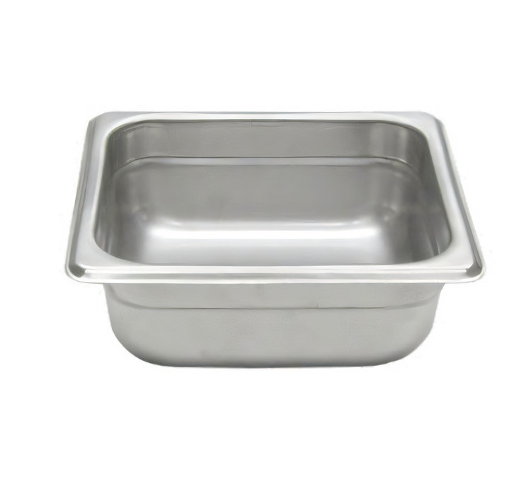 Product image #2 for NestWell 1/6 Size Solid Stainless Steel Steam Table Pan, 2-1/2 Inch Deep, 22 Gauge
