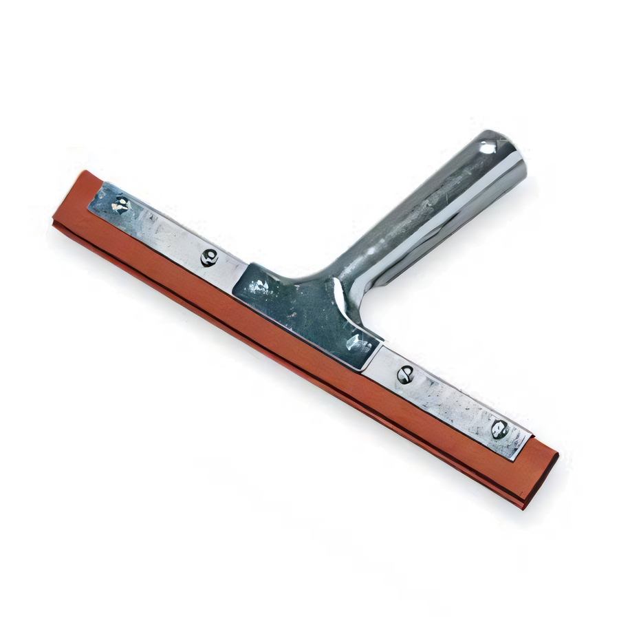Product image #1 for Sparta 8-Inch Double-Blade Window Squeegee with Red Rubber Blade and Screw-In Metal Frame