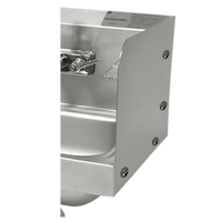 Advance Tabco 12-Inch Bolt-On Single Panel Stainless Steel Hand Sink Side Splash Guard