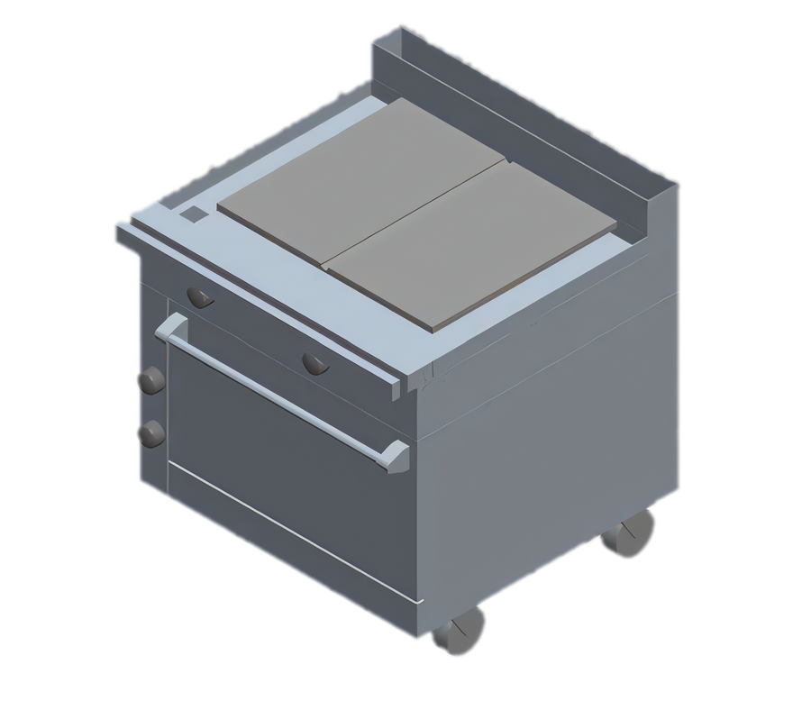 Product image #1 for Titan JTRH-30IP-30C 30-Inch Heavy Duty Gas Range with Plancha and Convection Oven