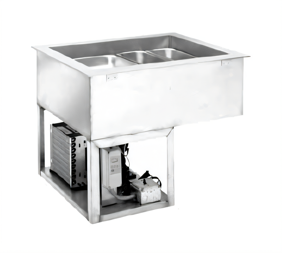 Product image #1 for Wells RCP-7600 6-Pan Drop-In Self-Contained Refrigerated Cold Food Well, 115V