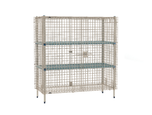 Product image #1 for MetroMax Q Stationary Security Cage with 2 Intermediate Shelves