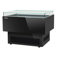 Turbo Air 50-Inch Open Display Sandwich & Cheese Merchandiser, Self-Contained Refrigeration, Straight Glass Front