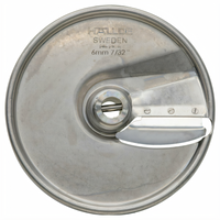 Hobart 7/32-Inch (6 mm) Stainless Steel Slicing Plate with Replaceable Knives