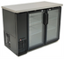 Thumbnail image #1 for Eagle Group BlendPort® Two-Section Reach-In Back Bar Cooler, 48-3/4 Inch, Glass Doors, Self-Contained Side-Mounted Refrigeration