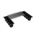 Thumbnail image #1 for Underbar Ice Bin Partial Cover with 2 Plastic Bottle Wells for 36 x 24 Inch Stainless Steel Bin