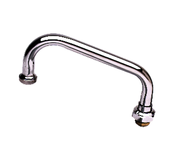 Product image #1 for T&S Brass 10-Inch Low-Lead Chrome-Plated Brass Swing Nozzle with Stream Regulator Outlet