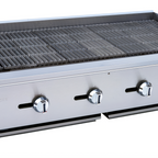 Thumbnail image #1 for Hurakan by Equip.me 48-Inch Gas Countertop Charbroiler with 4 Burners