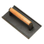 Thumbnail image #1 for American Metalcraft ISW2 Cast Iron Steak Weight with Wooden Handle, 4 x 8 Inches Case of 24