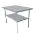 Thumbnail image #1 for Serv-Ware T1872CWP-4 Stainless Steel Prep Tables