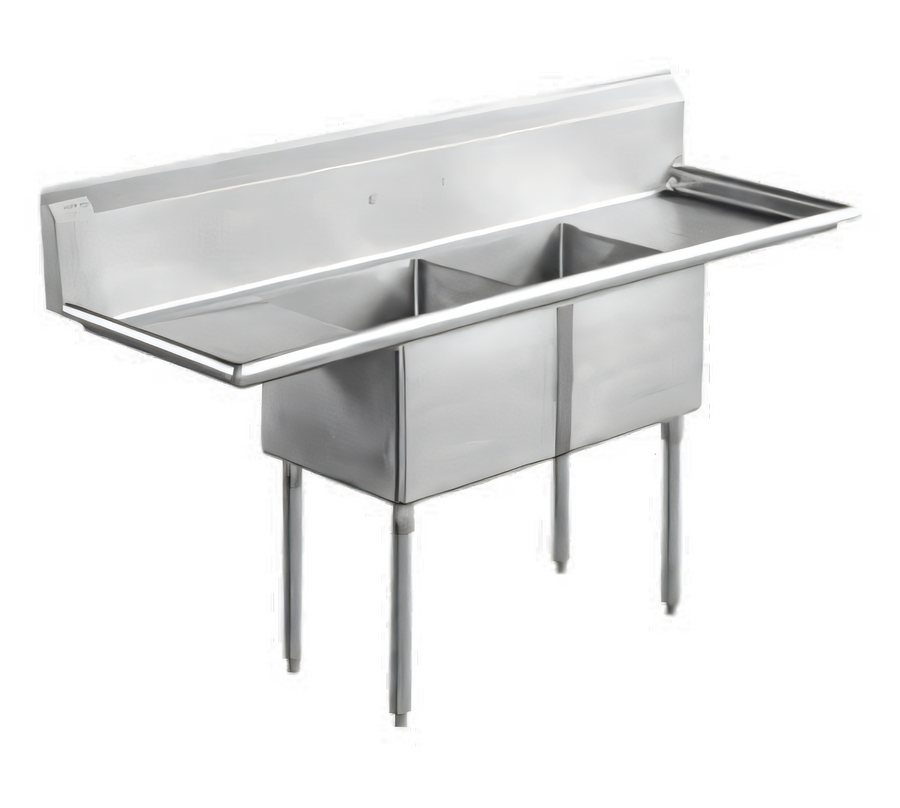 Product image #1 for Serv-Ware E2CWP24242-24 Compartment Sinks