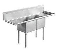 Serv-Ware E2CWP24242-24 Compartment Sinks