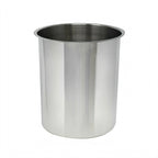 Thumbnail image #1 for Omcan USA 44655 Stainless Steel Bain Marie Pot, 4.25 qt., 7.25" Diameter, 8.75" Deep Case of 6
