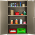 Thumbnail image #1 for Quantum Heavy-Duty 48-Inch Underbar Storage Cabinet with 3 Adjustable Shelves, Beige Powder-Coated Finish