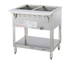 Thumbnail image #1 for Aerohot 30-3/8-Inch Gas Wet Bath Steam Table with 2-Pan Open Water Bath and Open Base with Undershelf