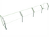 Thumbnail image #1 for Hatco Flav-R-Shield Self-Service Sneeze Guard, 144-Inch Wide, 4-Bay Tempered Glass Food Shield