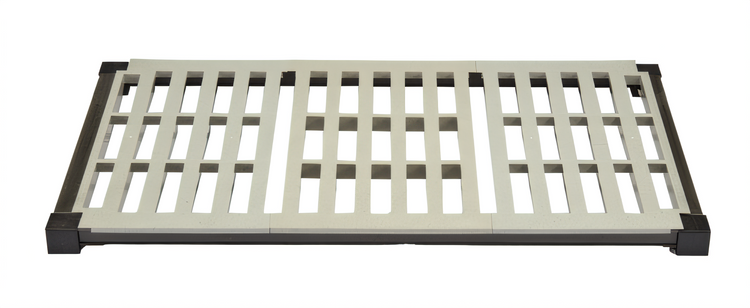 Product image #1 for Cambro Camshelving Elevation 14-Inch x 36-Inch Vented Wall Shelving Shelf Kit, Brushed Graphite